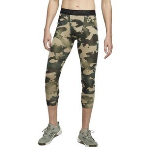 Nike PRO Dri-FIT 3/4 Tight Fit Leggings in Camouflage Men’s Size Large - EUC!